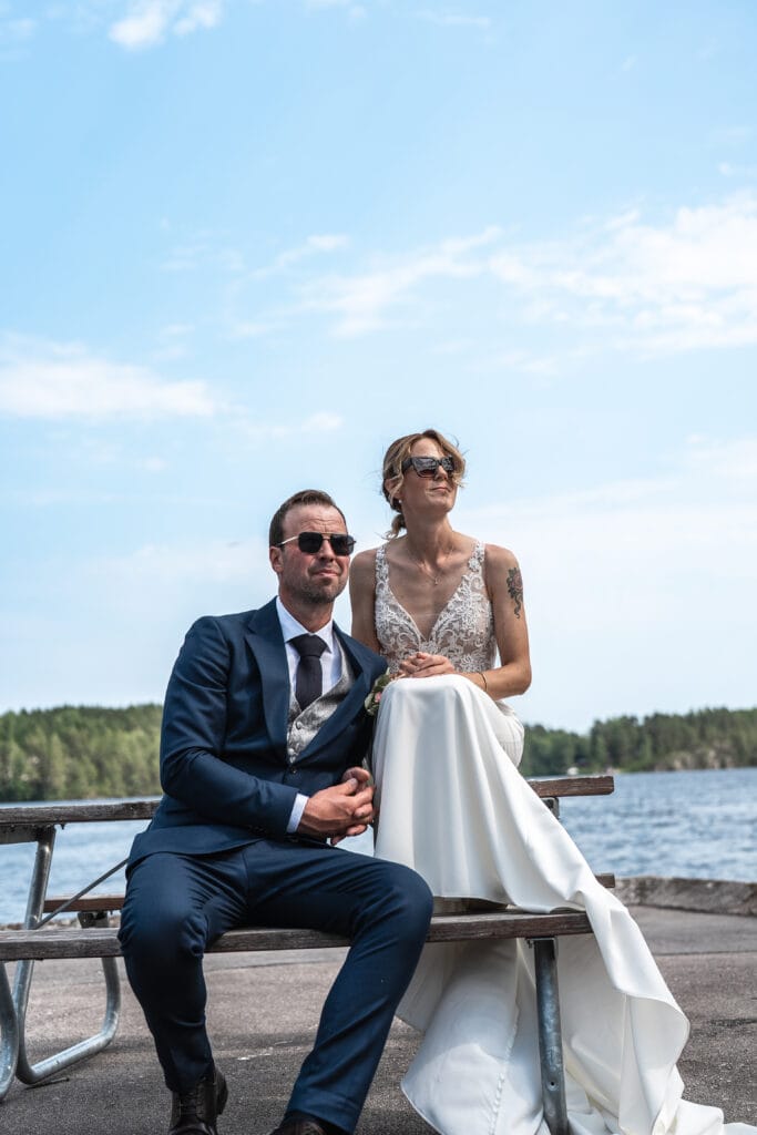 Bröllopsfotografi av Kalle Levin i Dalsland