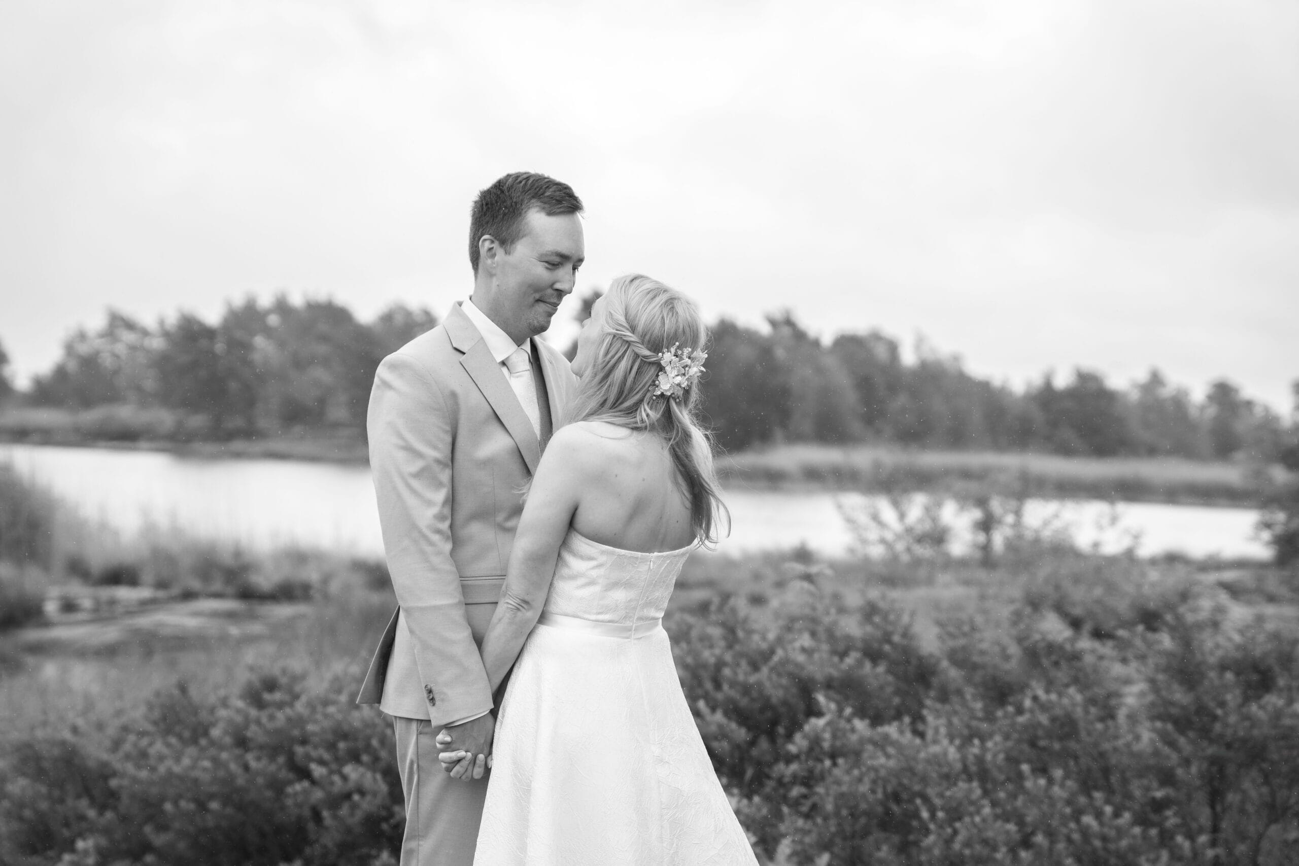 Bröllopsfotografi av Kalle Levin i Dalsland