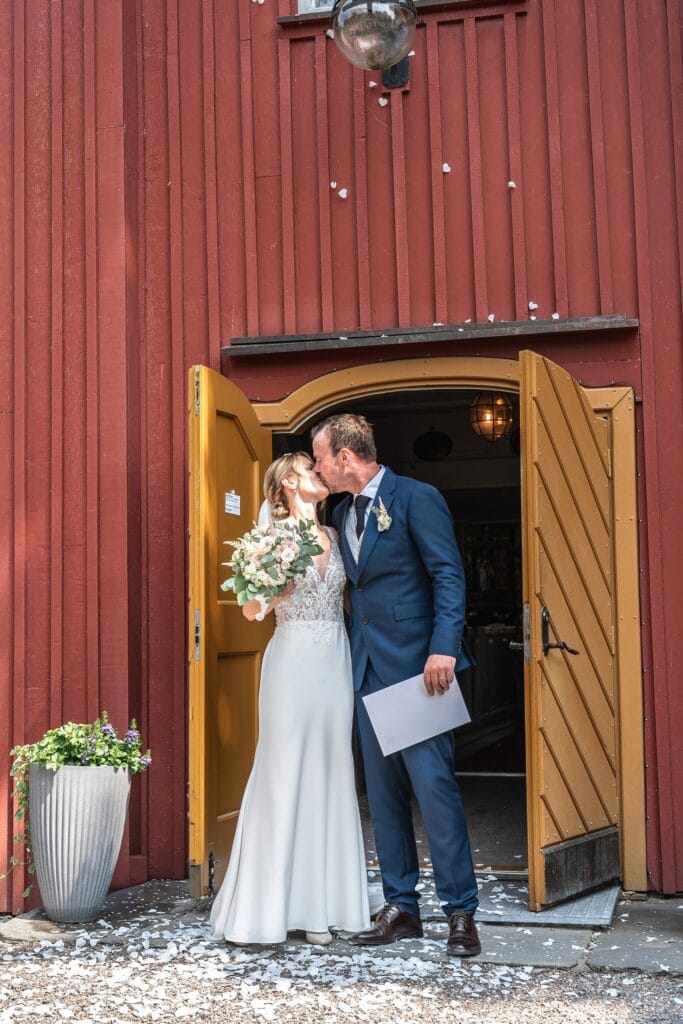 Bröllop, fotografi av Kalle Levin i Dalsland