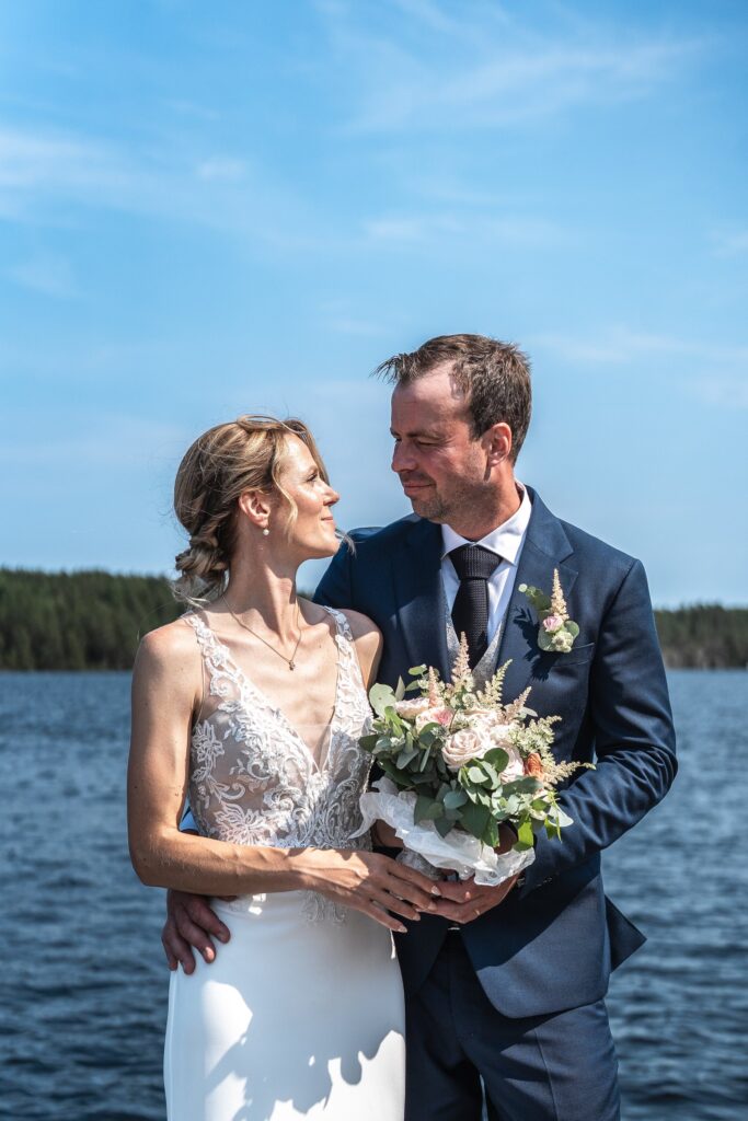 Bröllop, fotografi av Kalle Levin i Dalsland