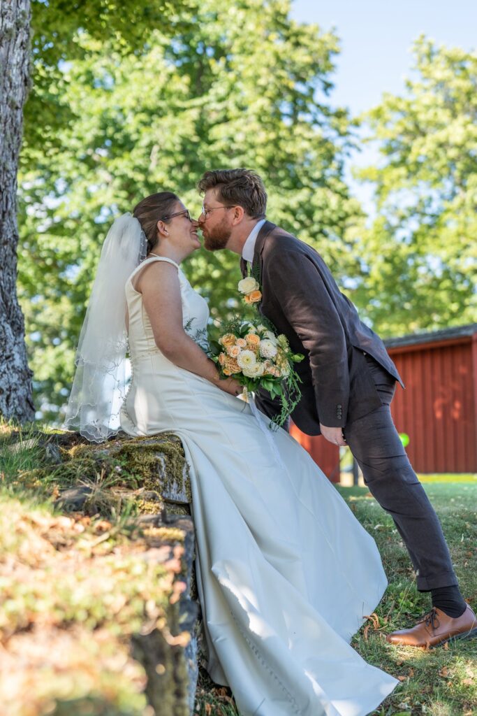 Bröllop, fotografi av Kalle Levin i Dalsland
